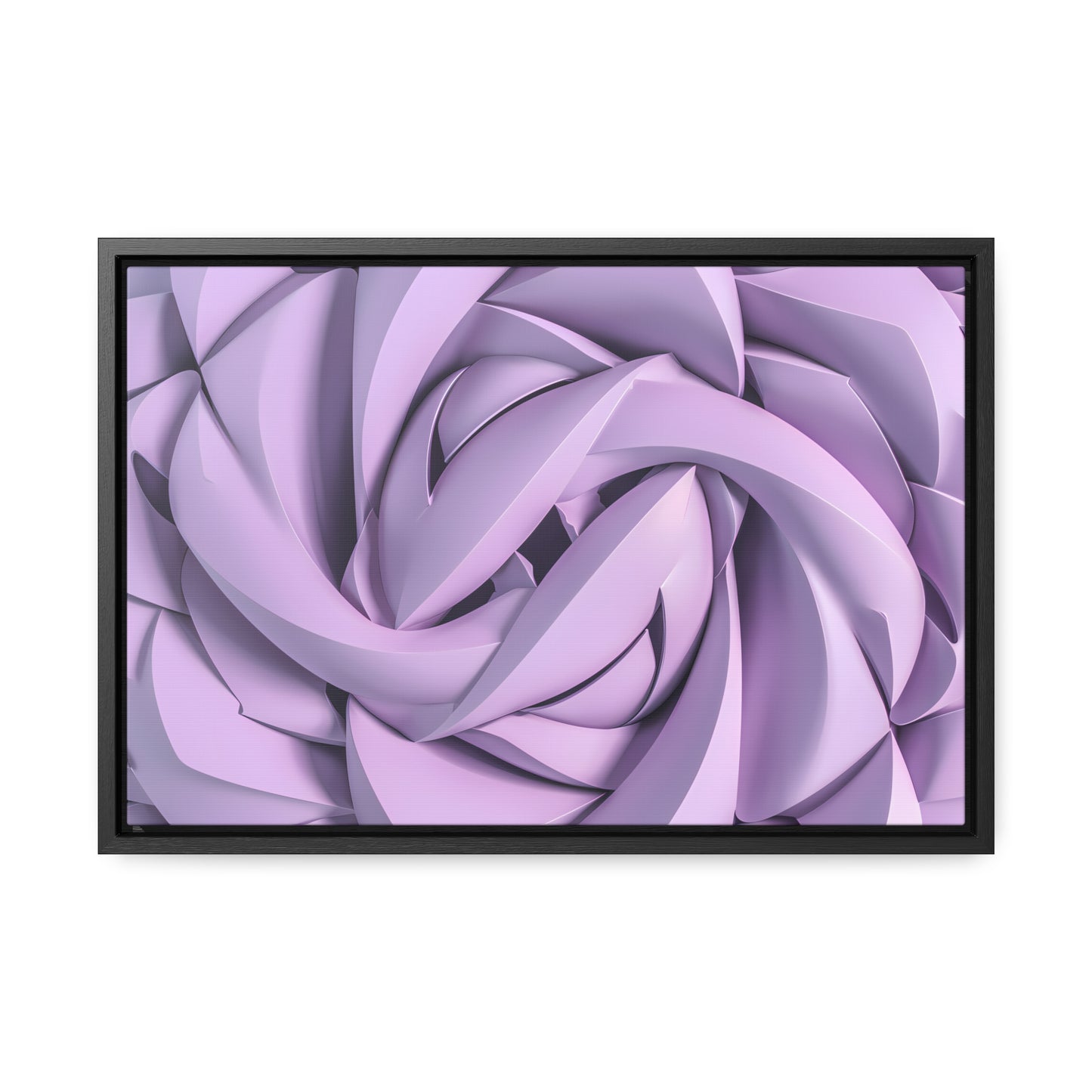Spiral Petals - Gallery Canvas Wraps, Horizontal Frame