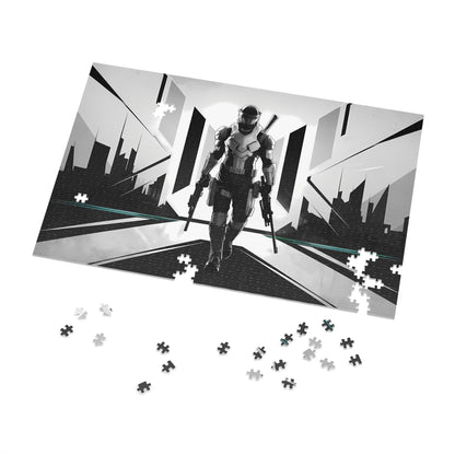 Guardian of the Neon City - Jigsaw Puzzle (30, 110, 252, 500,1000-Piece)