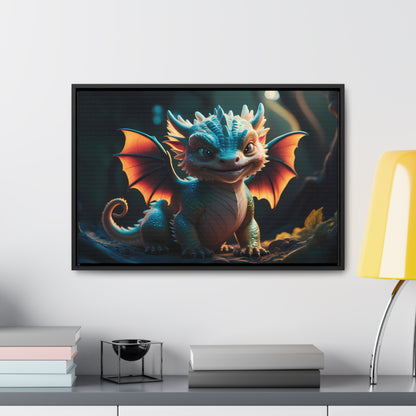 "Forest Guardian Hatchling" - Gallery Canvas Wraps, Horizontal Frame