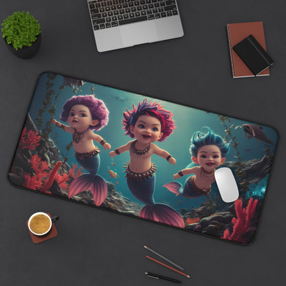 Cute Mermaids - Desk Mat
