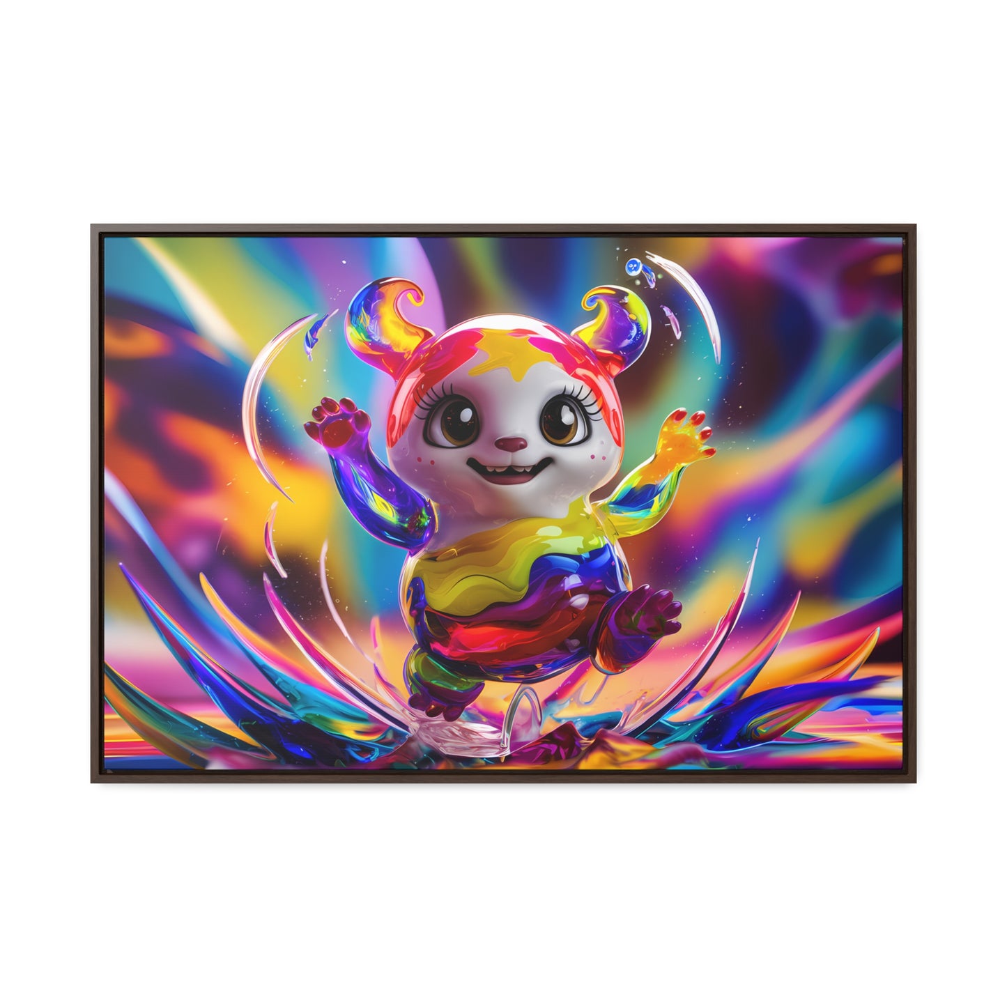Splash of Joy - Gallery Canvas Wraps, Horizontal Frame