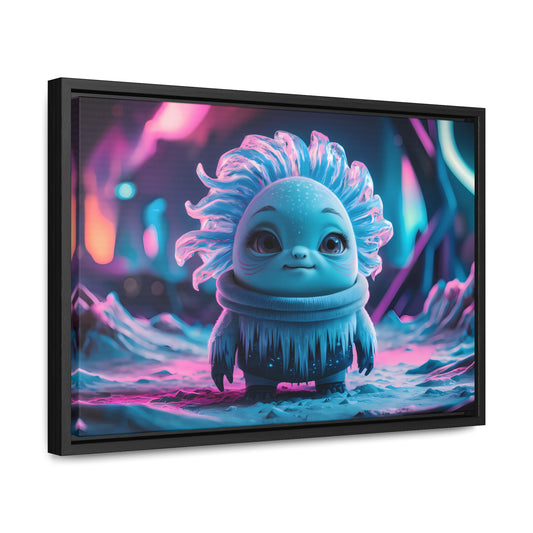 Frostborn Spirit in Neon Glades - Gallery Canvas Wraps, Horizontal Frame