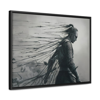 "Endurance in Silence" - Gallery Canvas Wraps, Horizontal Frame
