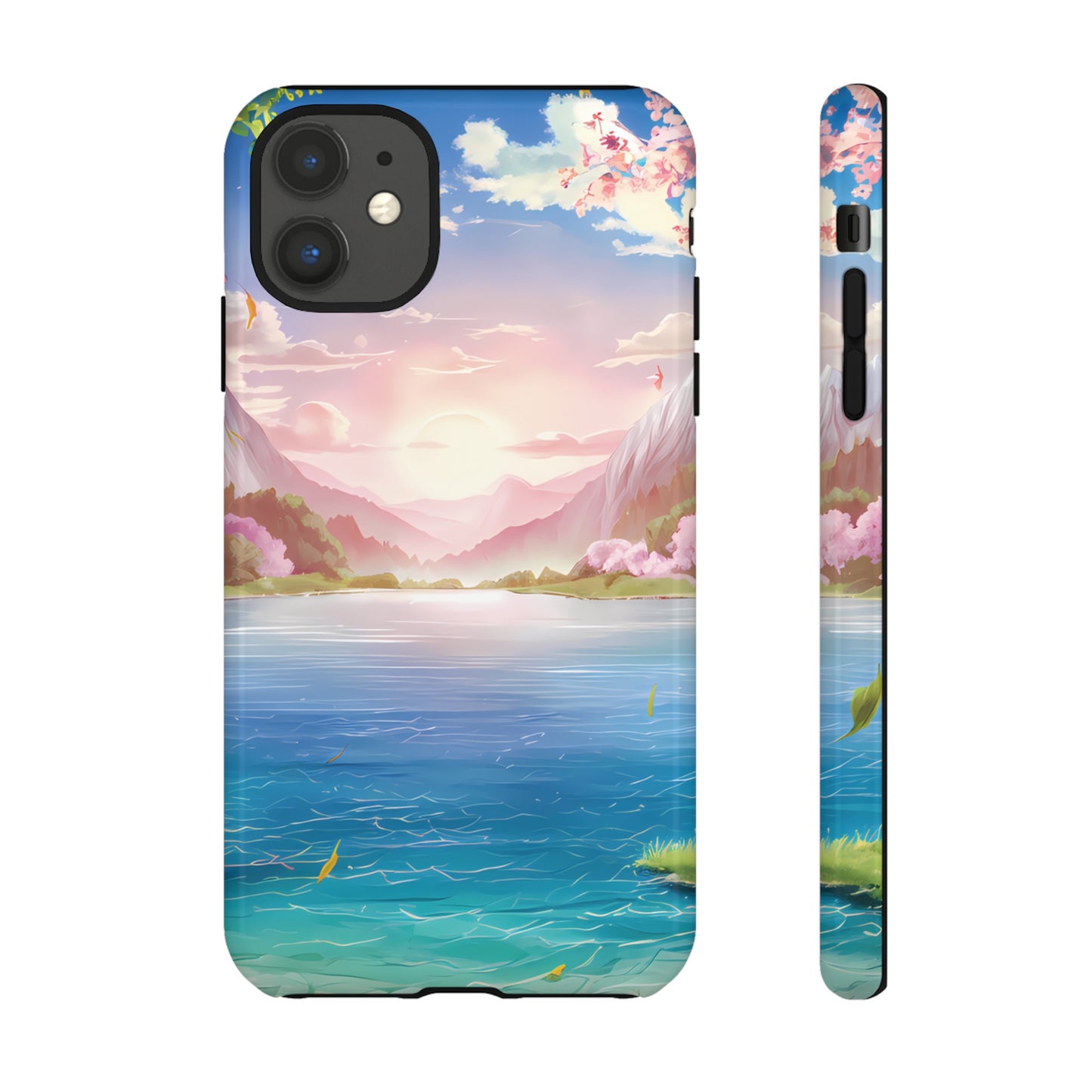 Serene Lake and Mountains - Smartphone Tough Cases