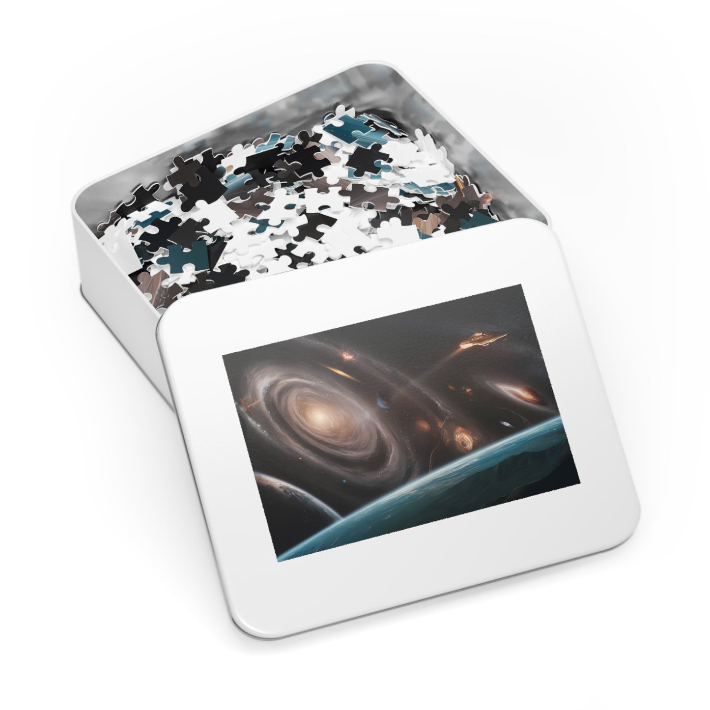 Eternal Voyage Through Cosmic Vortexes - Jigsaw Puzzle (30, 110, 252, 500,1000-Piece)