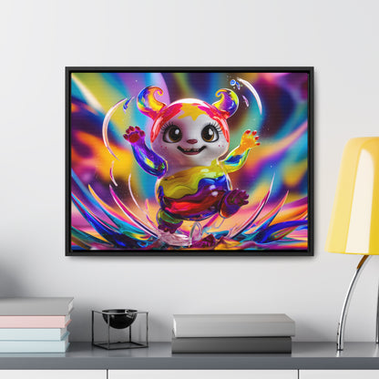 Splash of Joy - Gallery Canvas Wraps, Horizontal Frame
