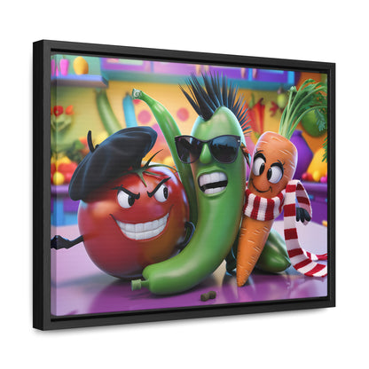 Veggie Rebels - Gallery Canvas Wraps, Horizontal Frame