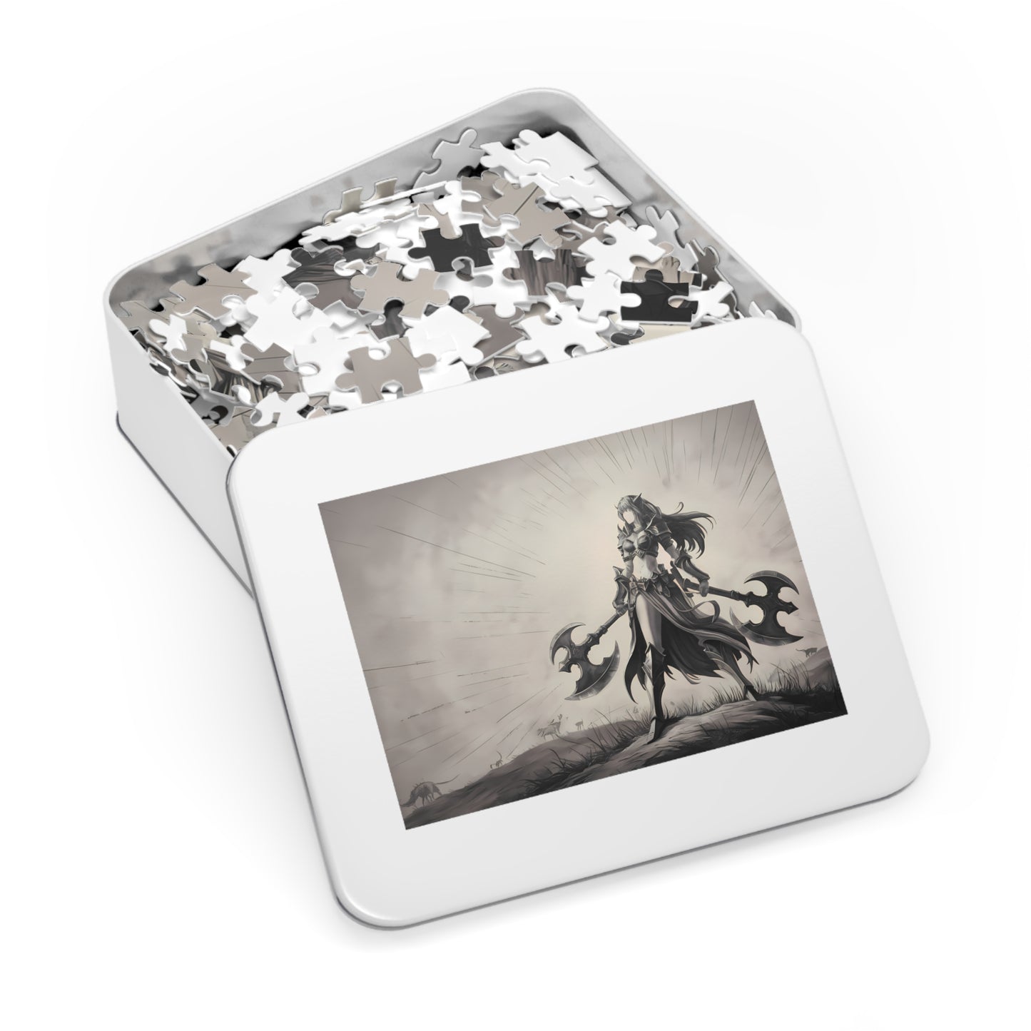 Warrior of the Silent Plains - Jigsaw Puzzle (30, 110, 252, 500,1000-Piece)