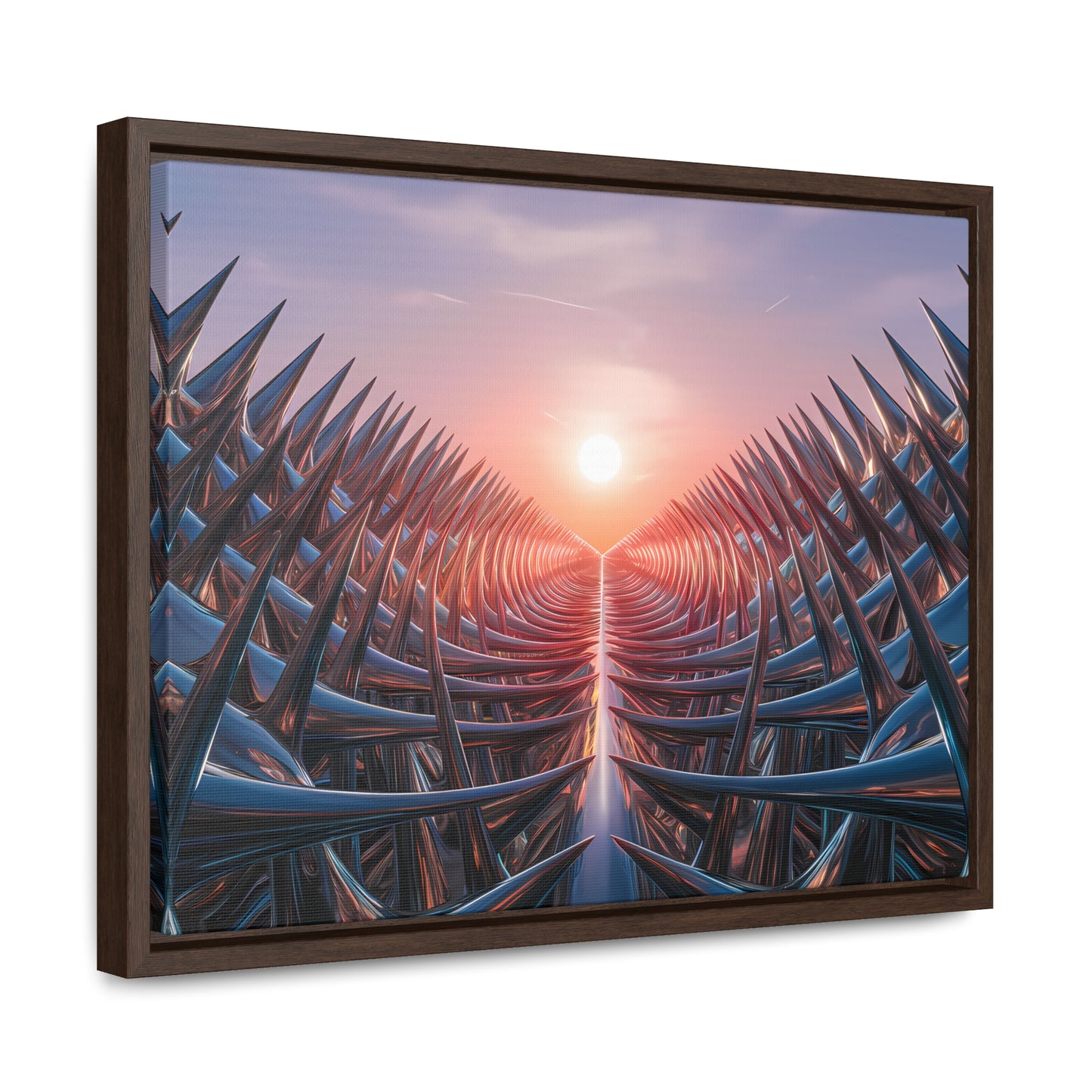 Path of Thorns at Sunrise - Gallery Canvas Wraps, Horizontal Frame