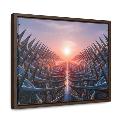 Path of Thorns at Sunrise - Gallery Canvas Wraps, Horizontal Frame