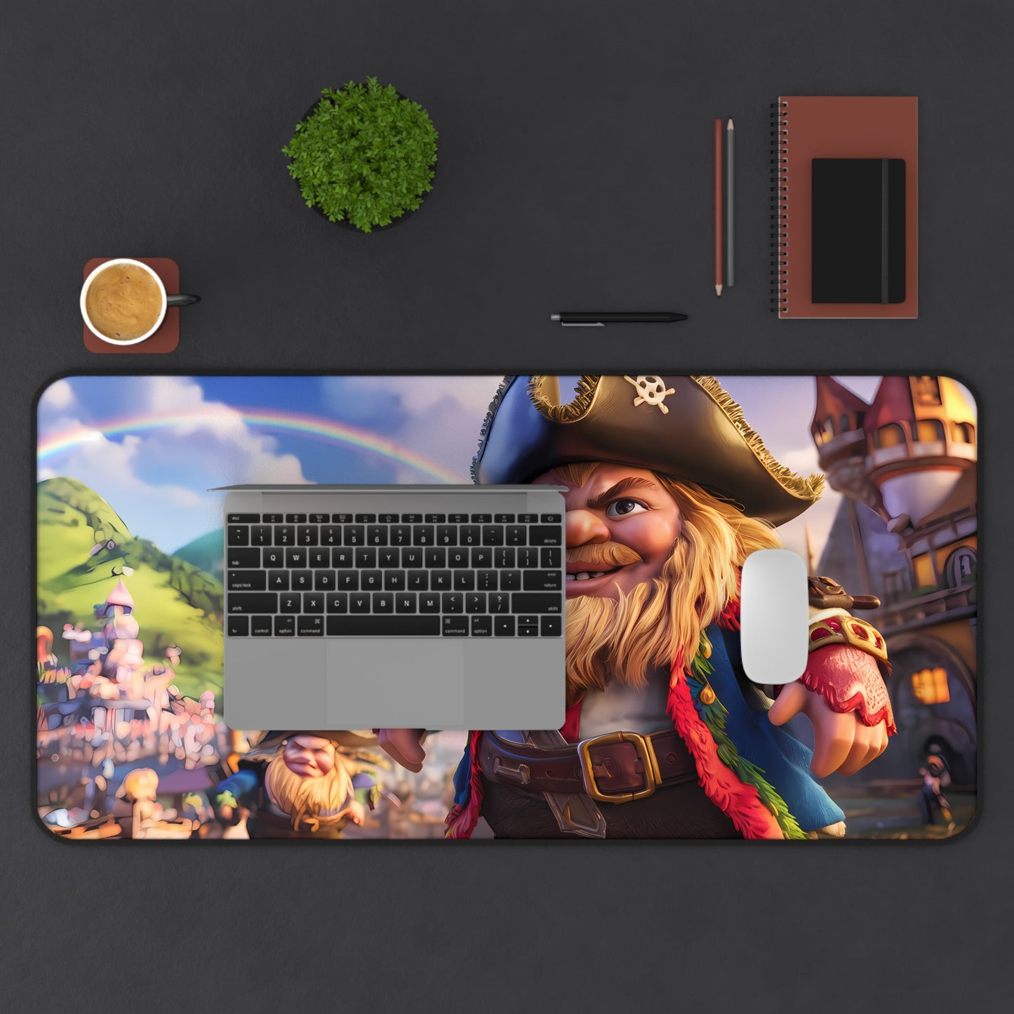Captain of the Rainbow Keep - Desk Mat
