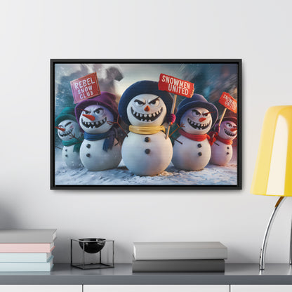 Frosty Revolt - Gallery Canvas Wraps, Horizontal Frame