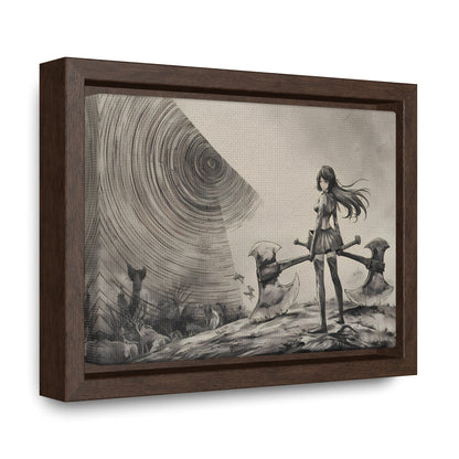 Echoes of the Abyss - Gallery Canvas Wraps, Horizontal Frame