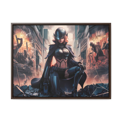 "Shadow of the Resistance" - Gallery Canvas Wraps, Horizontal Frame