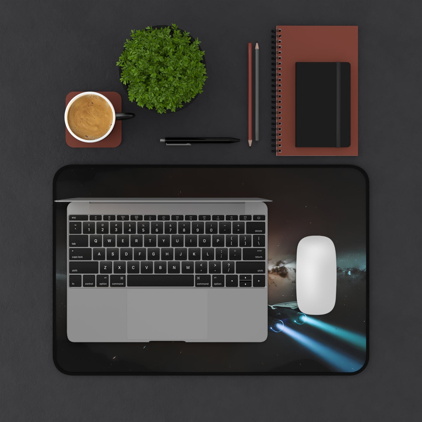 Beyond the Edge of the Galaxy - Desk Mat
