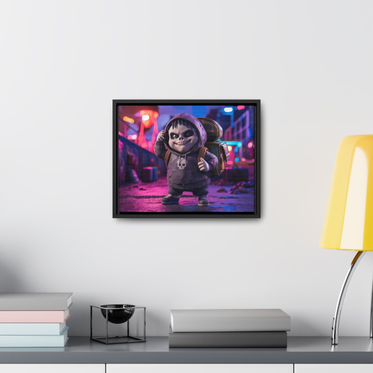 Midnight Mischief - Gallery Canvas Wraps, Horizontal Frame