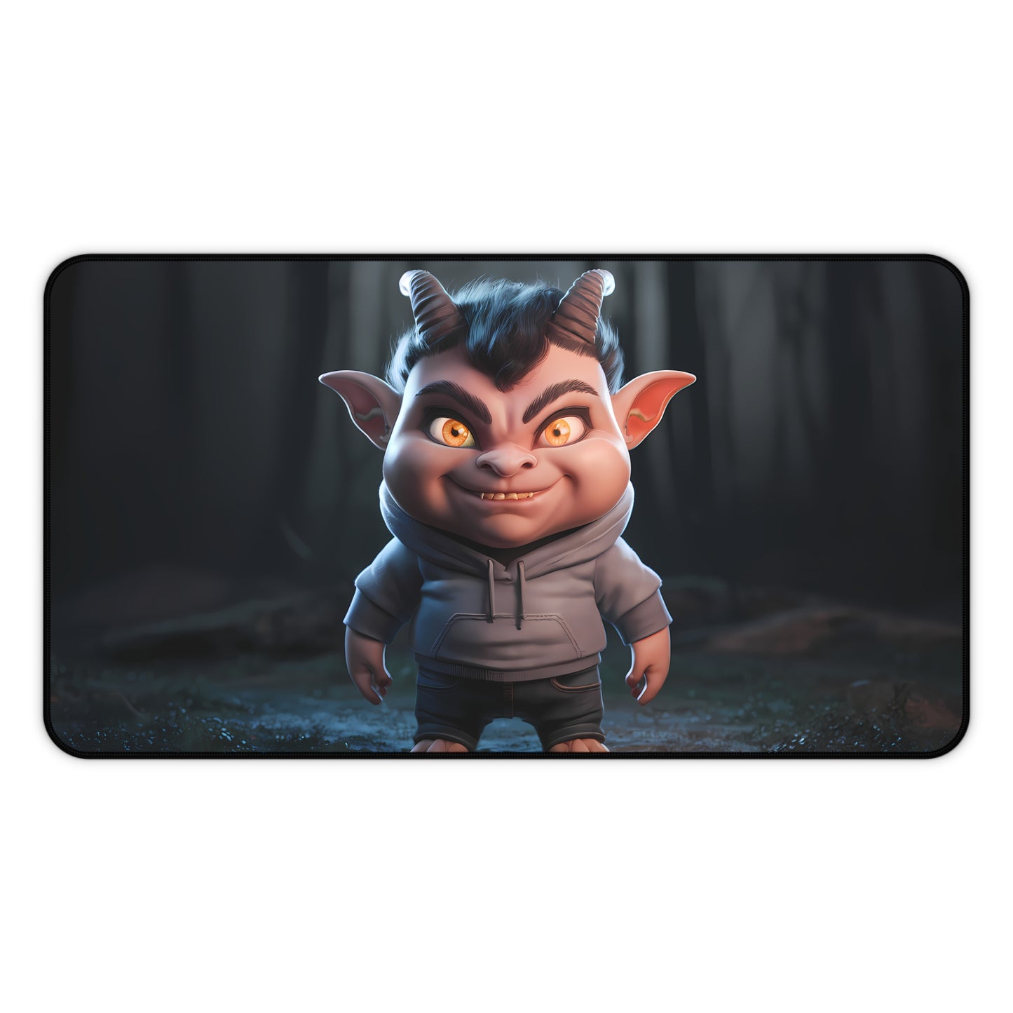 The Mischievous Forest Imp - Desk Mat