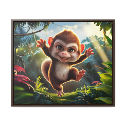Jungle Joy - Gallery Canvas Wraps, Horizontal Frame