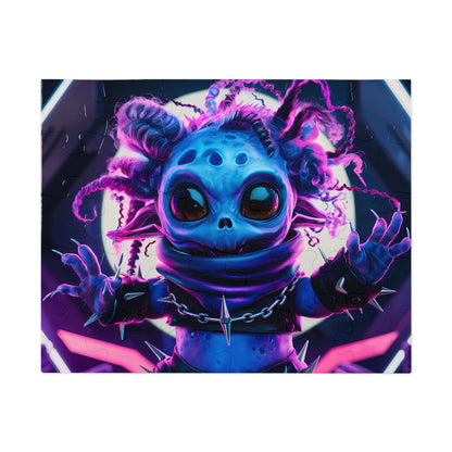 Neon Punk Alien Defender - Jigsaw Puzzle (30, 110, 252, 500,1000-Piece)