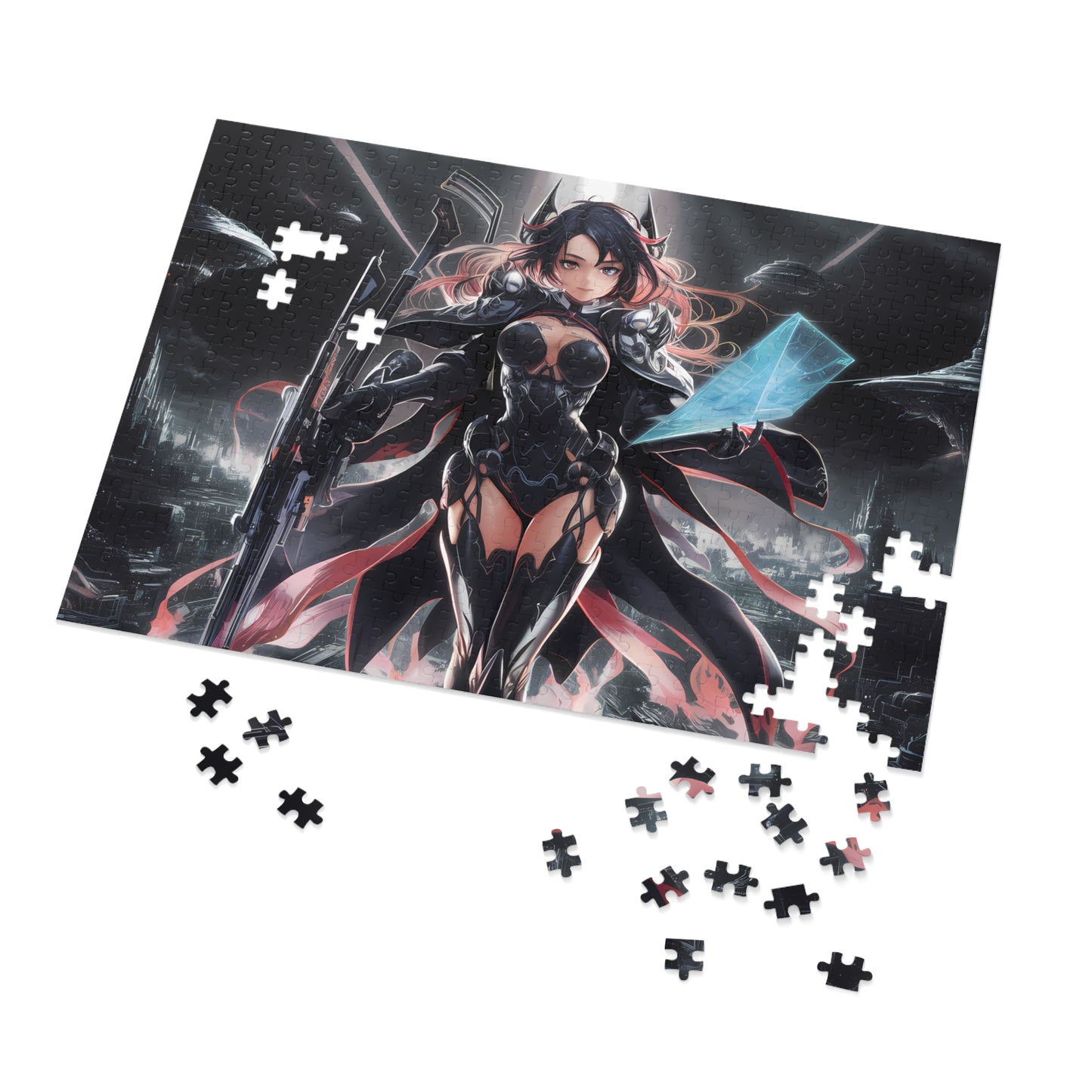Dark Vanguard: The Last Enforcer - Jigsaw Puzzle (30, 110, 252, 500,1000-Piece)