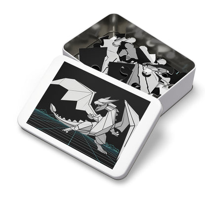 Origami Cyber Dragon - Jigsaw Puzzle (30, 110, 252, 500,1000-Piece)