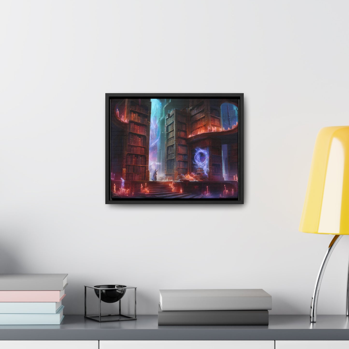 The Arcane Library of Eternal Wisdom - Gallery Canvas Wraps, Horizontal Frame