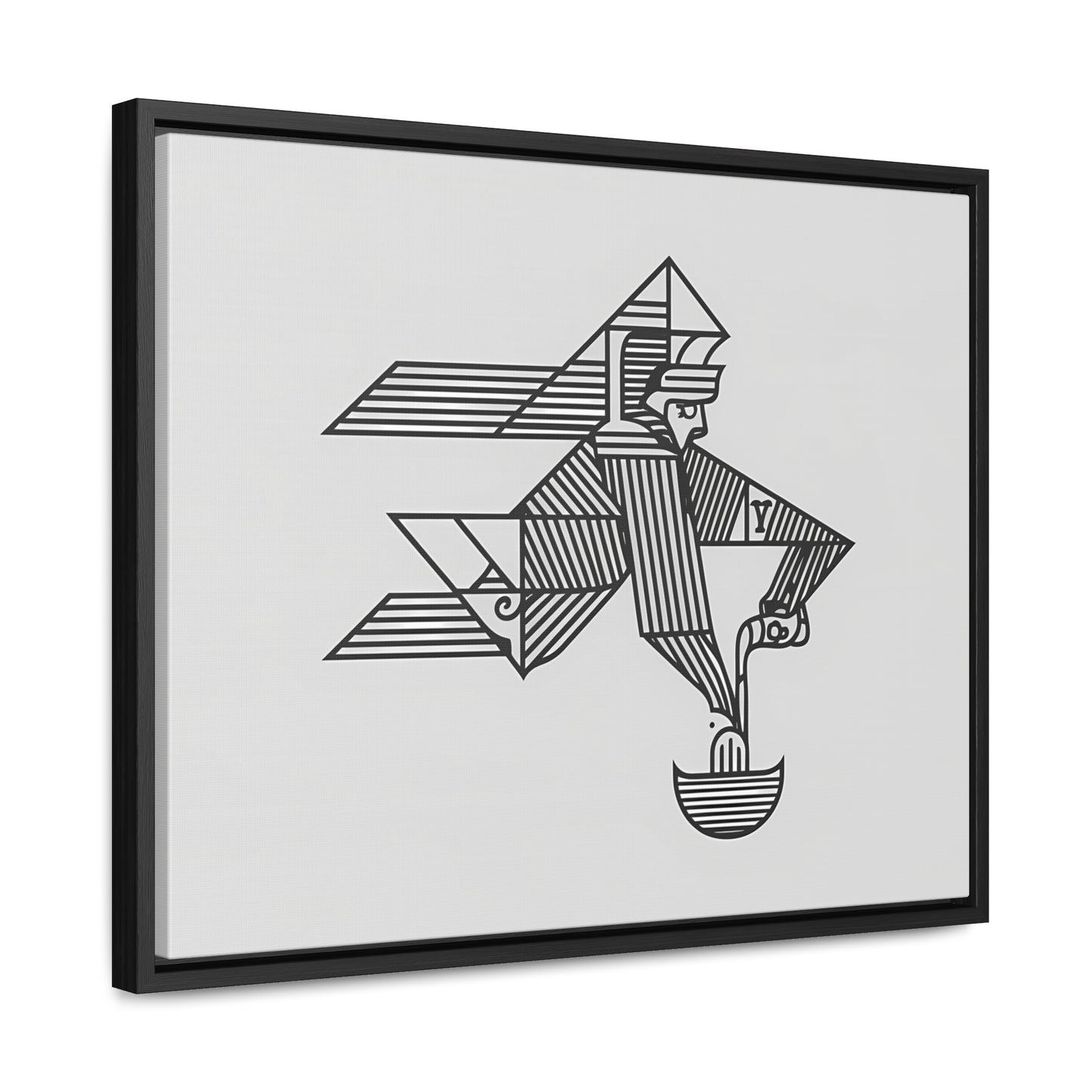 "The Water Bearer" - Gallery Canvas Wraps, Horizontal Frame