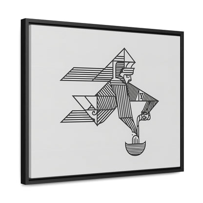 "The Water Bearer" - Gallery Canvas Wraps, Horizontal Frame