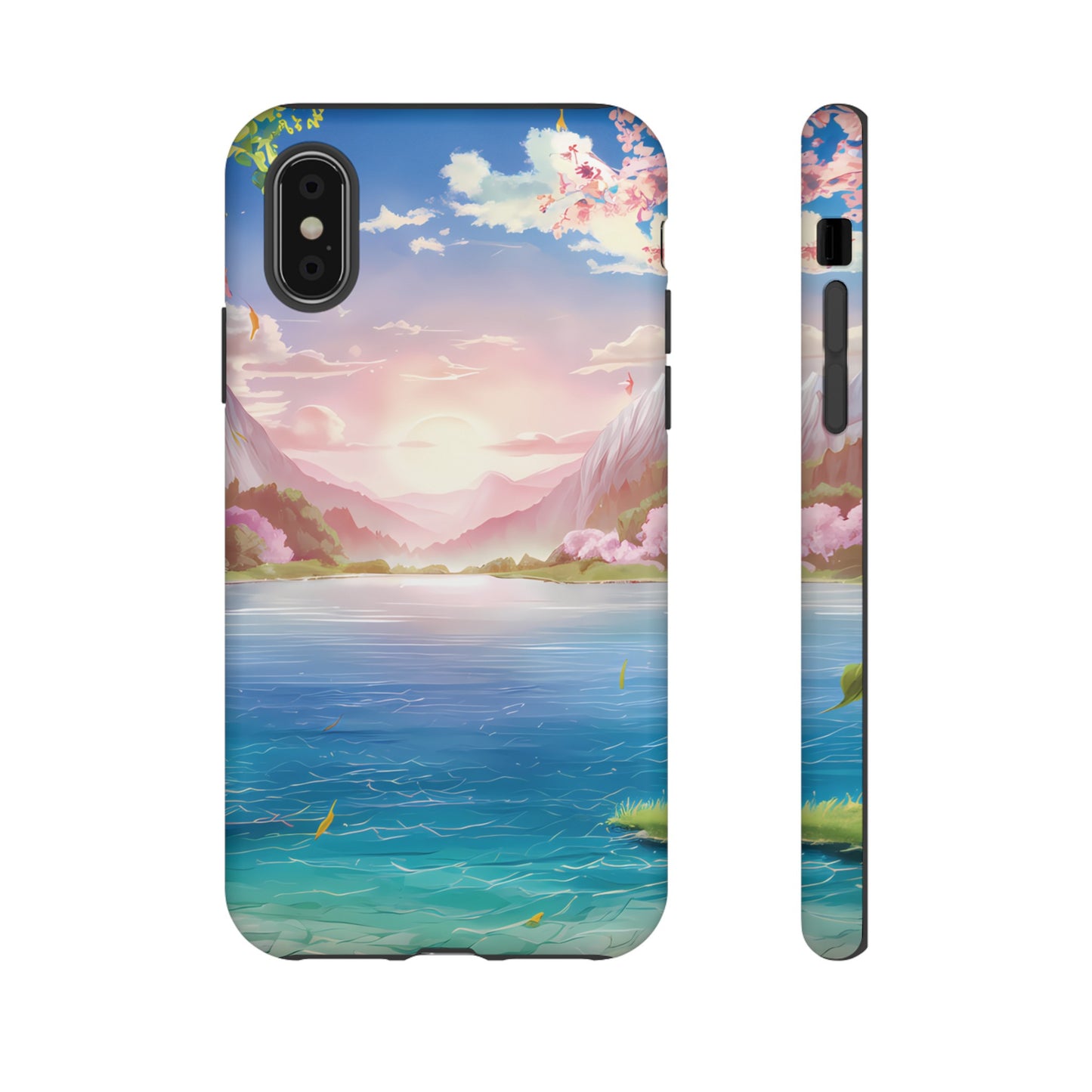 Serene Lake and Mountains - Smartphone Tough Cases