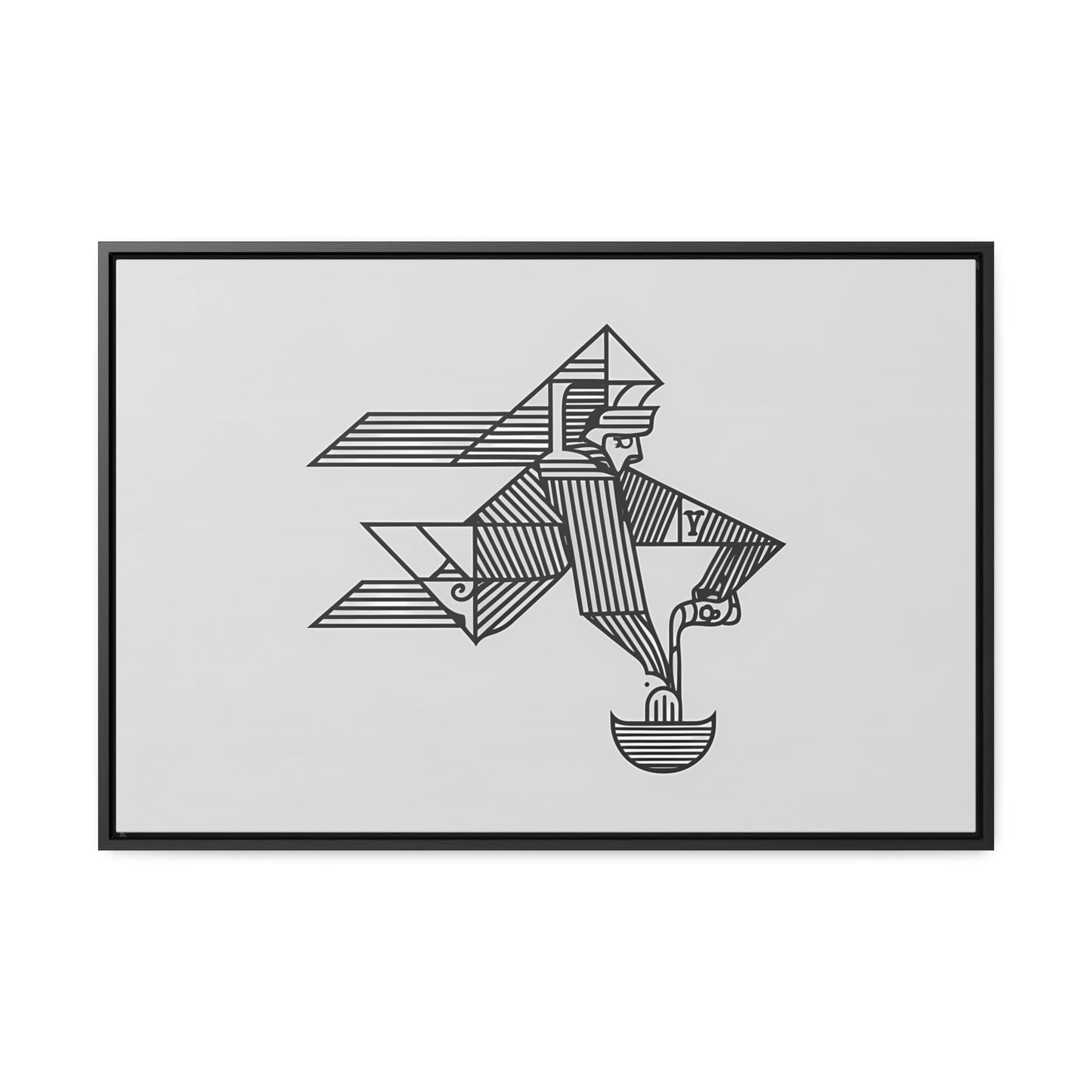 "The Water Bearer" - Gallery Canvas Wraps, Horizontal Frame