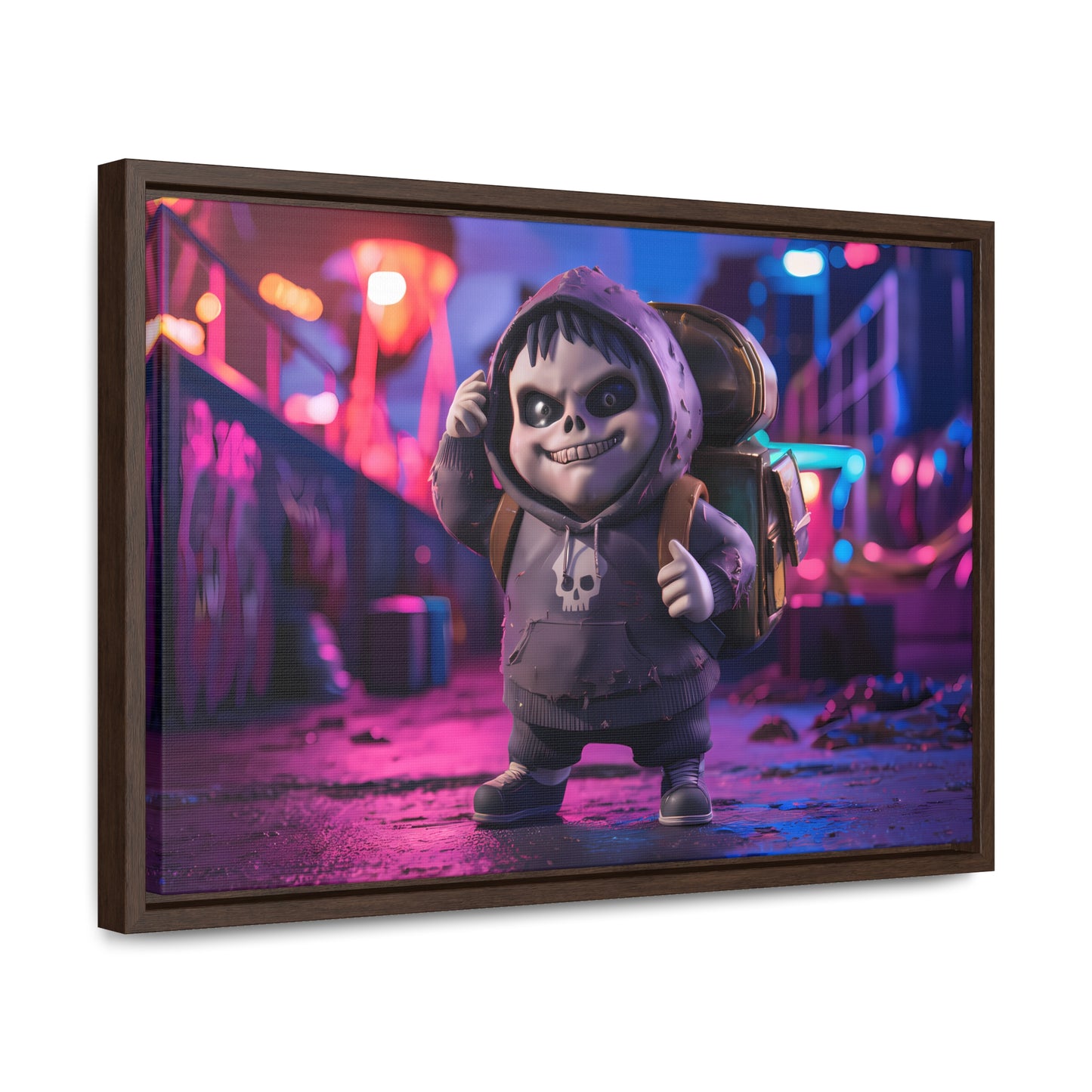 Midnight Mischief - Gallery Canvas Wraps, Horizontal Frame