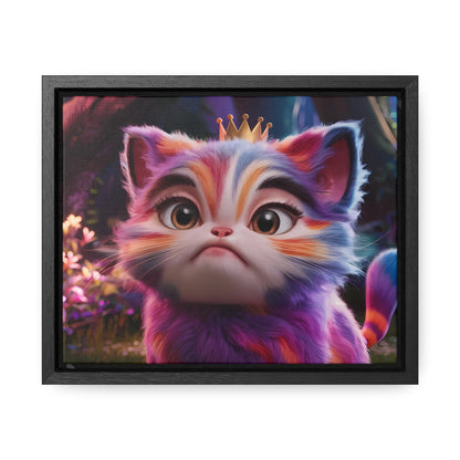 Regal Whiskers in the Enchanted Forest - Gallery Canvas Wraps, Horizontal Frame