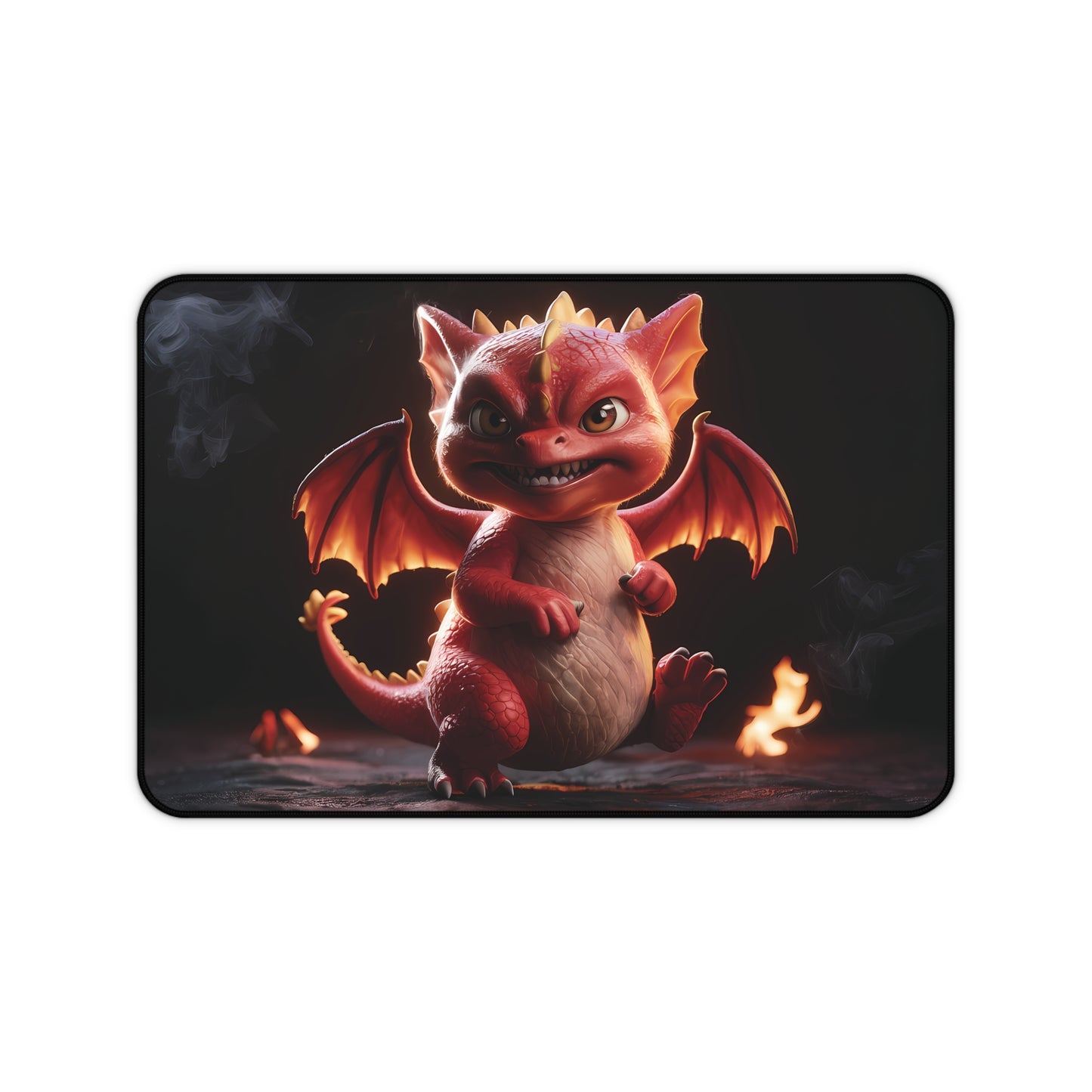 Cute pouting Dragon - Desk Mat