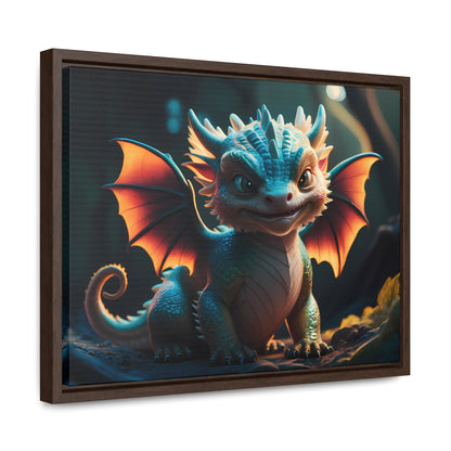 "Forest Guardian Hatchling" - Gallery Canvas Wraps, Horizontal Frame