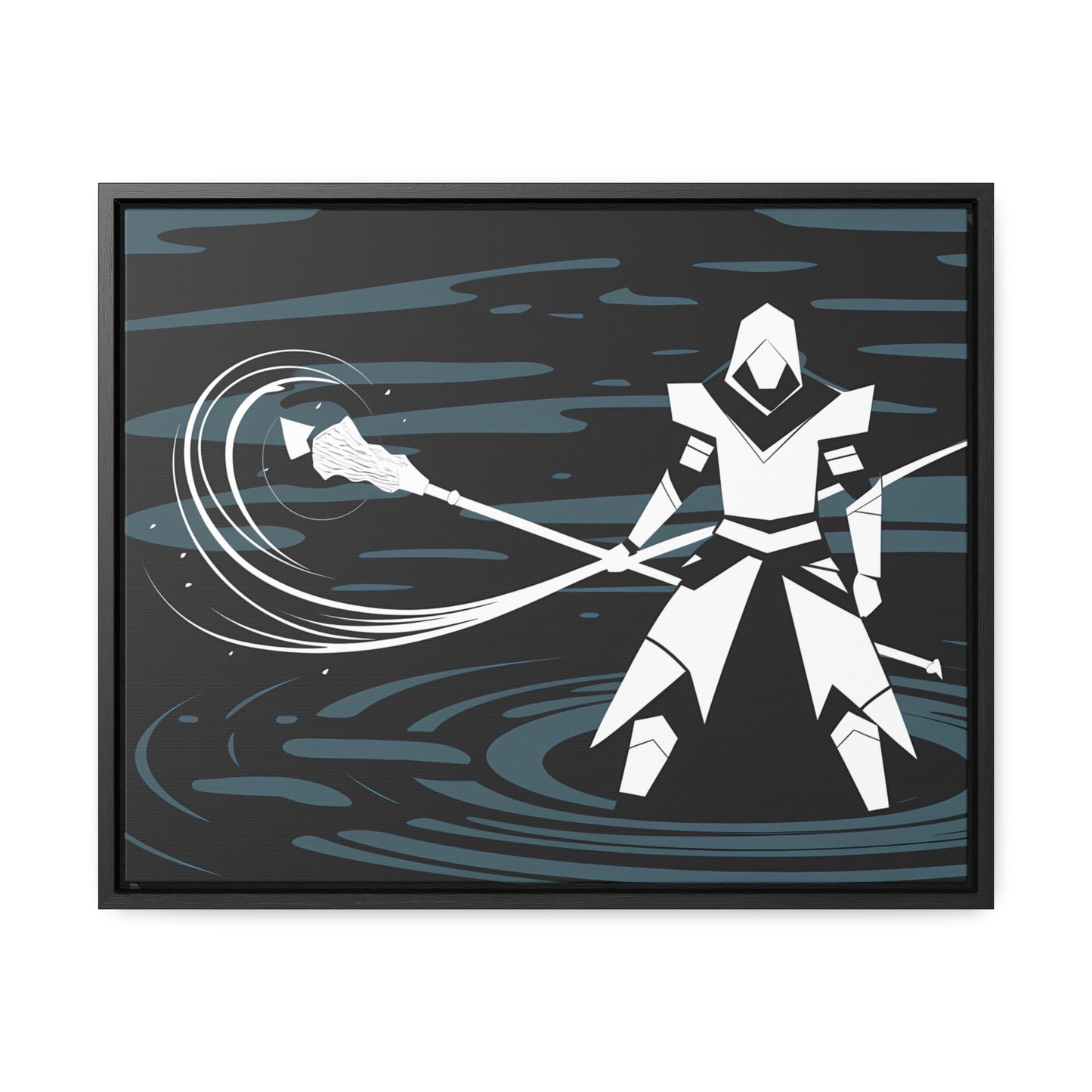 "Guardian of the Abyss" - Gallery Canvas Wraps, Horizontal Frame