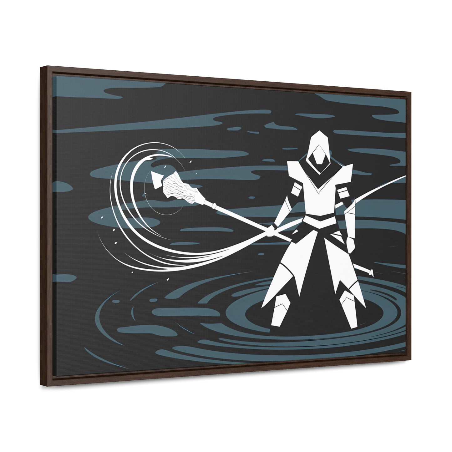 "Guardian of the Abyss" - Gallery Canvas Wraps, Horizontal Frame