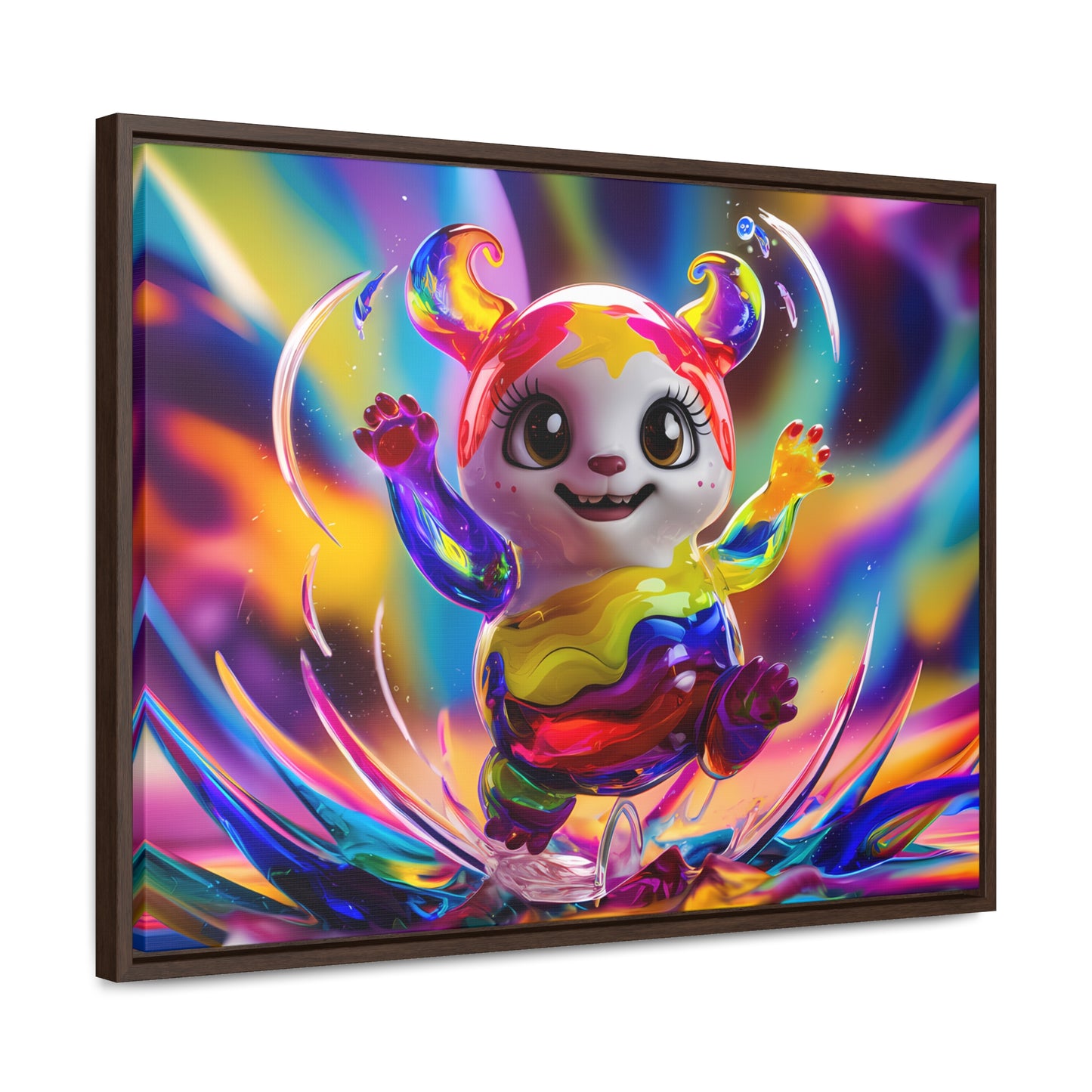 Splash of Joy - Gallery Canvas Wraps, Horizontal Frame