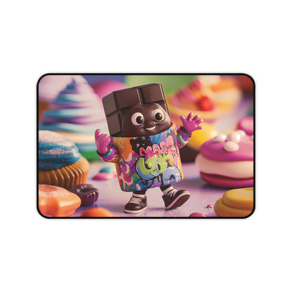 Cute Chocolate Bar - Desk Mat