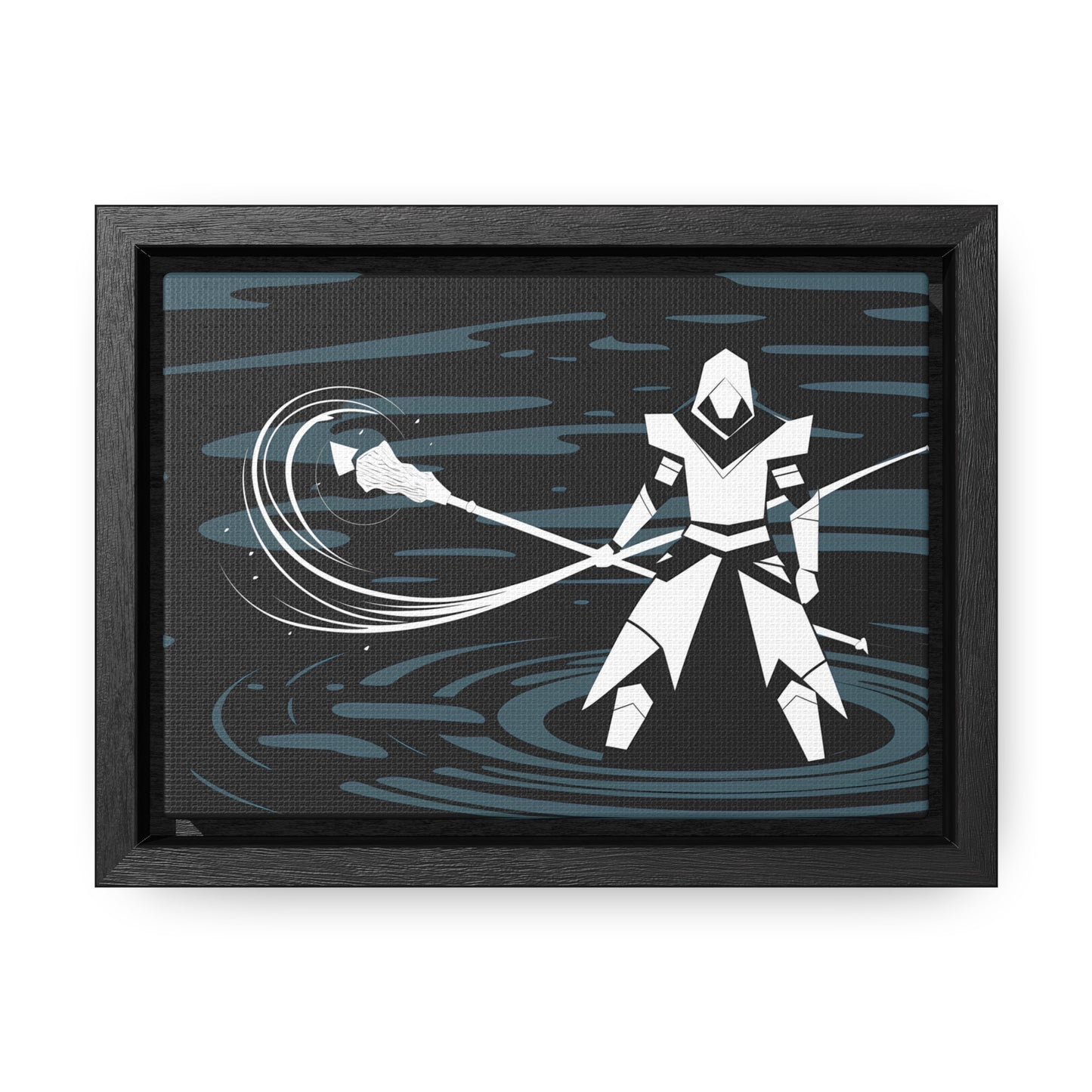 "Guardian of the Abyss" - Gallery Canvas Wraps, Horizontal Frame