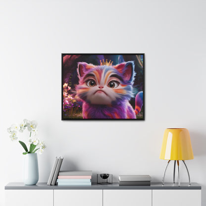 Regal Whiskers in the Enchanted Forest - Gallery Canvas Wraps, Horizontal Frame