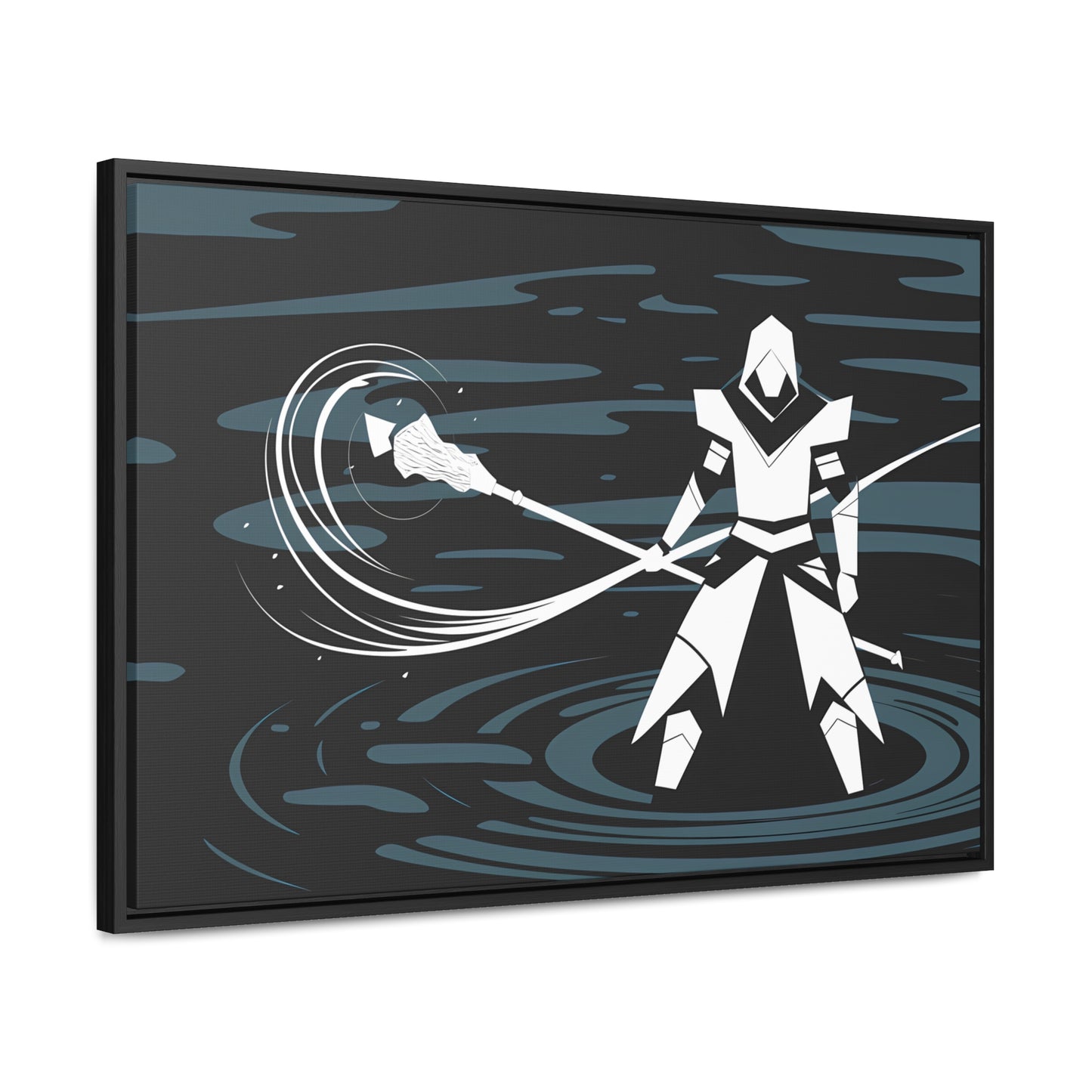 "Guardian of the Abyss" - Gallery Canvas Wraps, Horizontal Frame