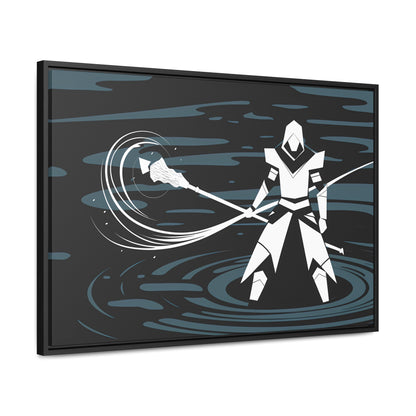 "Guardian of the Abyss" - Gallery Canvas Wraps, Horizontal Frame