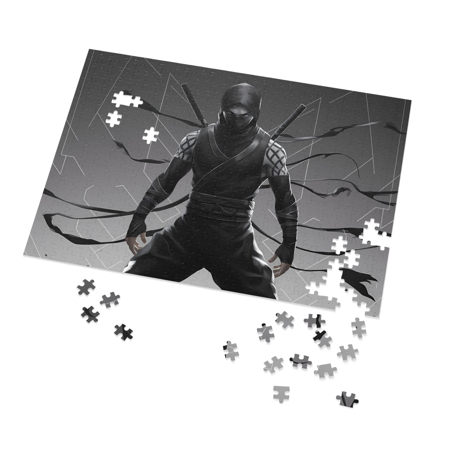 Shadow of the Silent Blade - Jigsaw Puzzle (30, 110, 252, 500,1000-Piece)