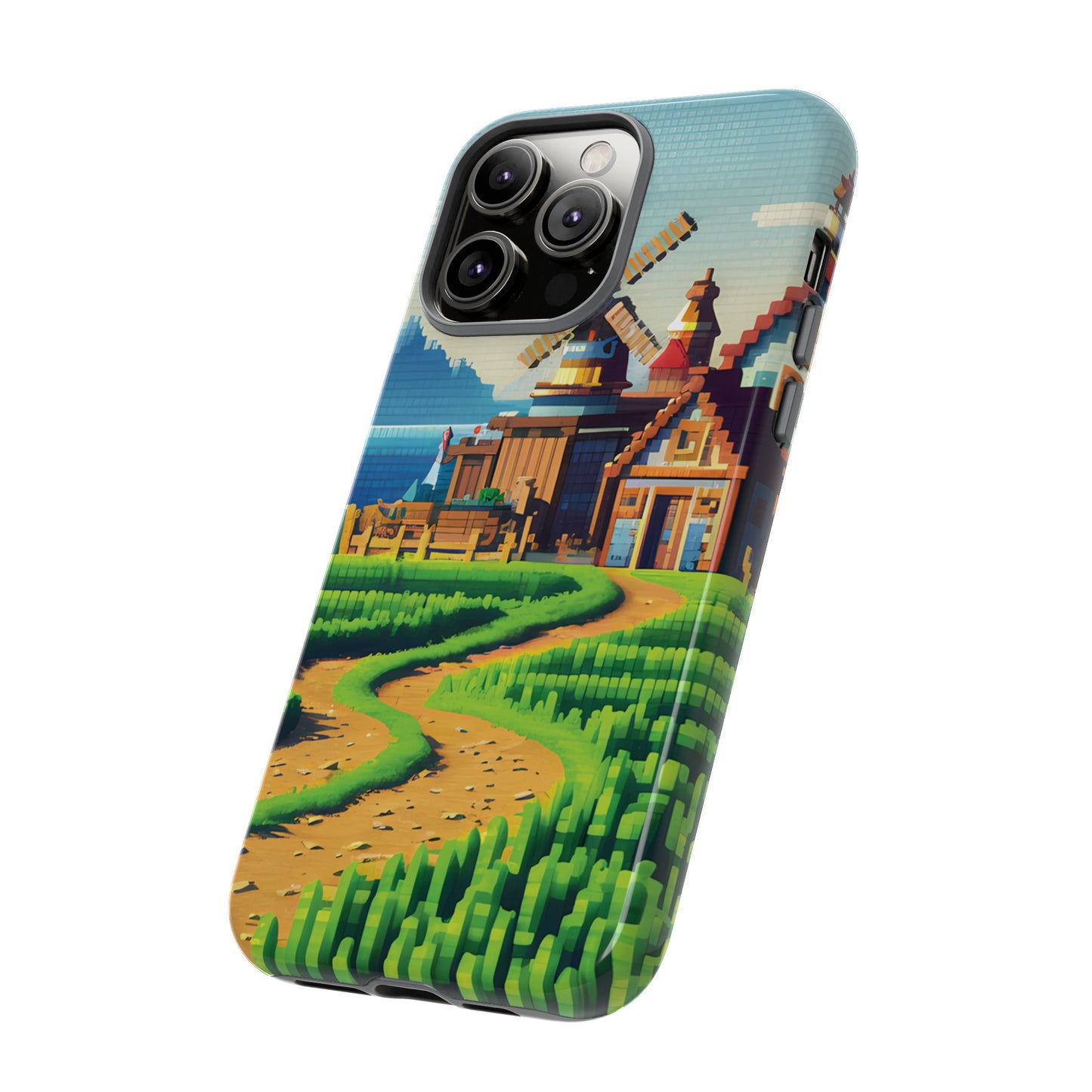 Pixel farming Village - Smartphone Tough Cases