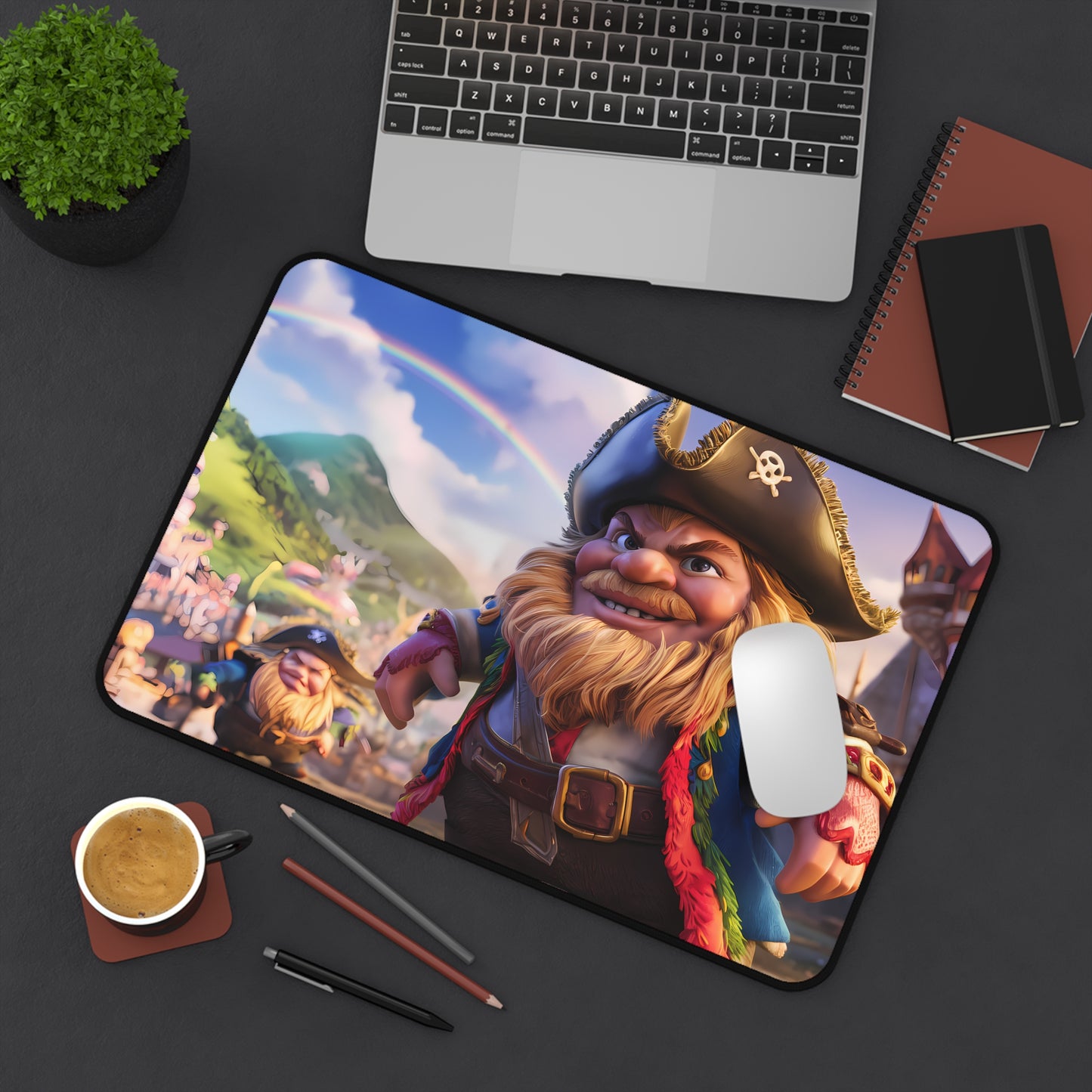Captain of the Rainbow Keep - Desk Mat