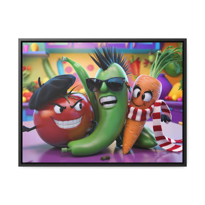 Veggie Rebels - Gallery Canvas Wraps, Horizontal Frame