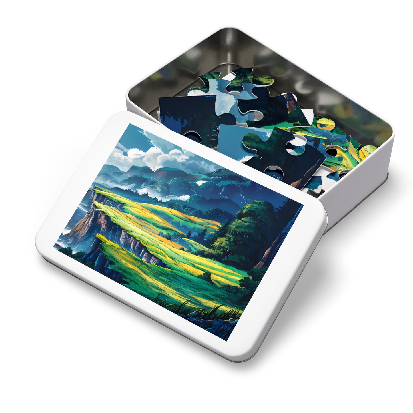 Verdant Cliffs of Serenity - Jigsaw Puzzle (30, 110, 252, 500,1000-Piece)