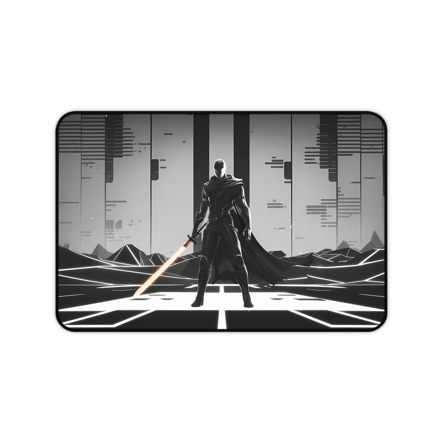 Shadow of the Neon Knight - Desk Mat