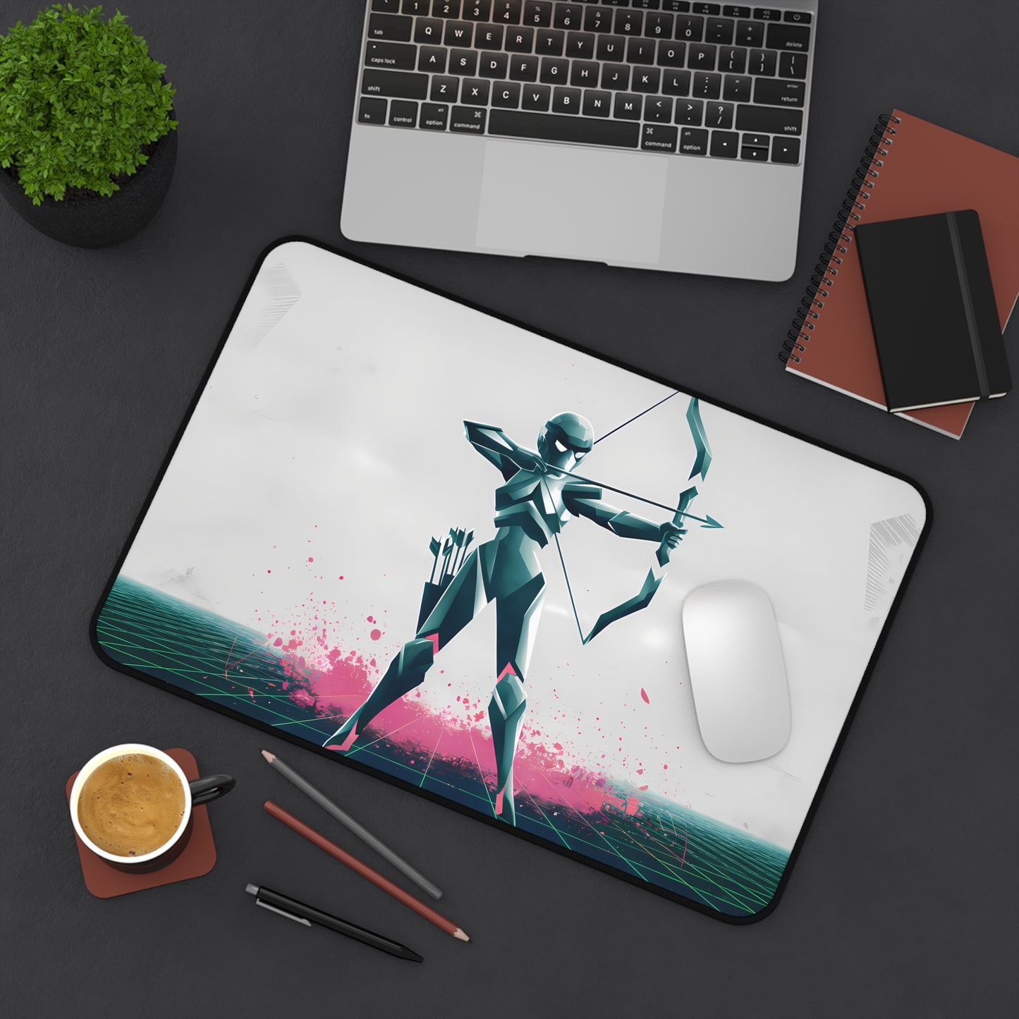 Cyber Archer's Precision - Desk Mat