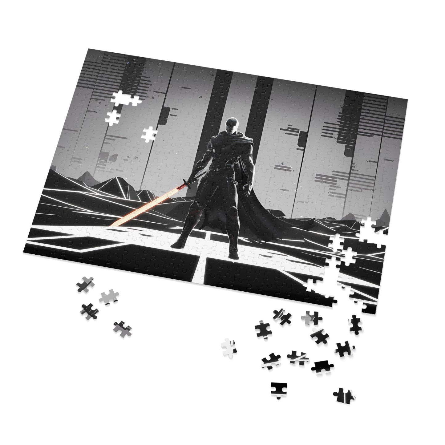 The Shadowblade Sentinel - Jigsaw Puzzle (30, 110, 252, 500,1000-Piece)